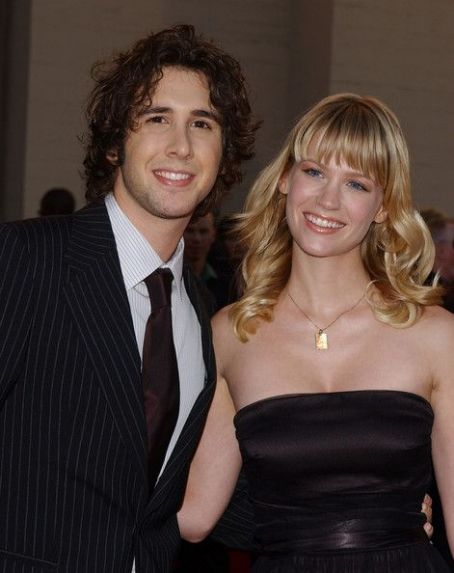 January Jones and Josh Groban