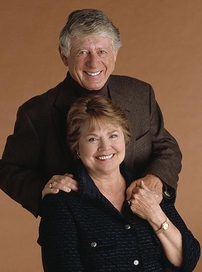 Ted Koppel and Grace Anne Dorney