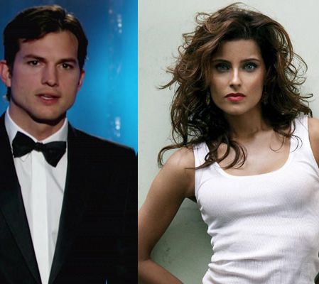 Ashton Kutcher and Nelly Furtado