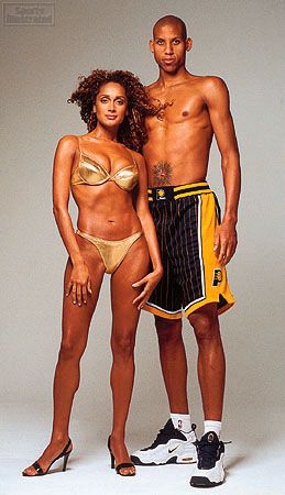 Reggie Miller and Marita Stavrou