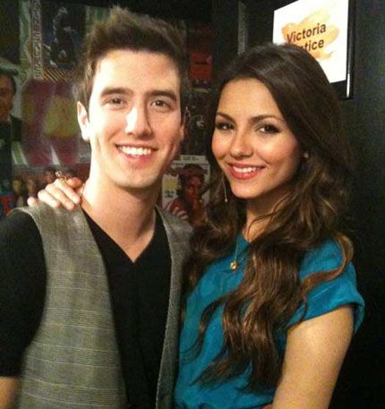 Logan Henderson and Victoria Justice