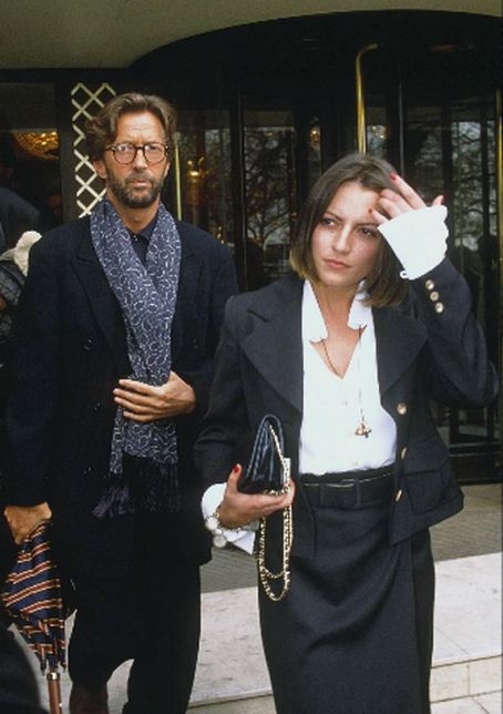 Eric Clapton and Davina McCall