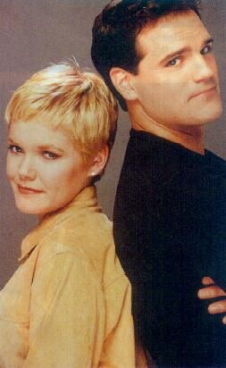 Maura West and Michael Park