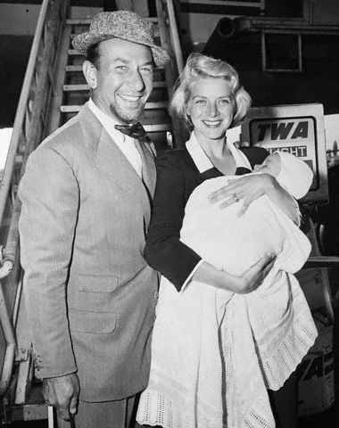 Rosemary Clooney with husband Jose Ferrer and their baby
