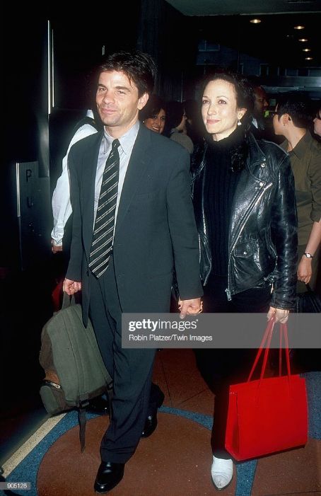 Bebe Neuwirth and George Stephanopoulos