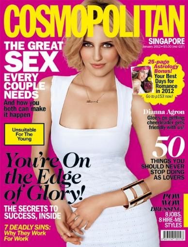 Dianna Agron Cosmopolitan January 2012