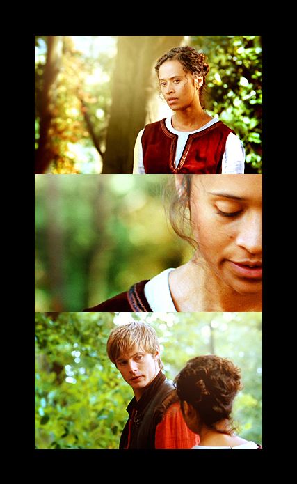 Angel Coulby and Bradley James II faith in you