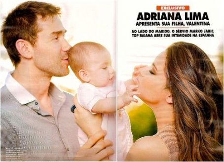 Adriana Lima and Marko Jaric Back Photo Credit Photo Agency