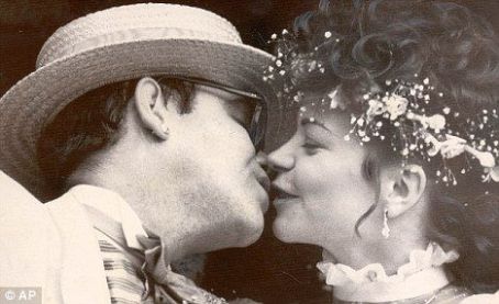 Elton John and Linda Woodrow