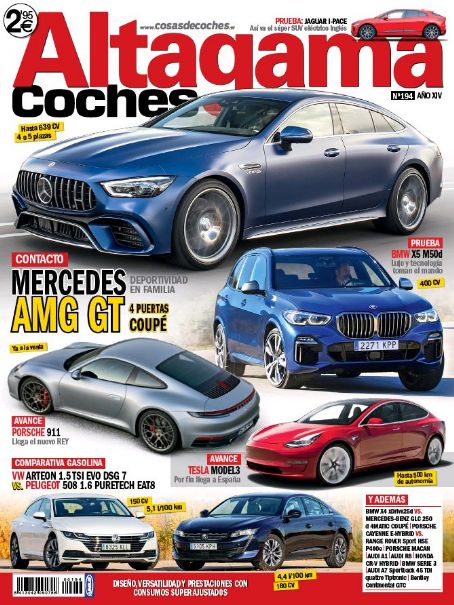 Altagama Motor Magazine January 2019 Cover Photo Spain