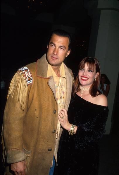 Kelly LeBrock and Steven Seagal 