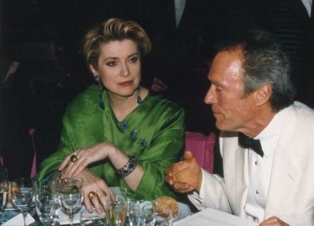 Clint Eastwood and Catherine Deneuve