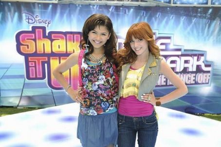 Bella Thorne and Zendaya Coleman showed off their dance moves at Disney