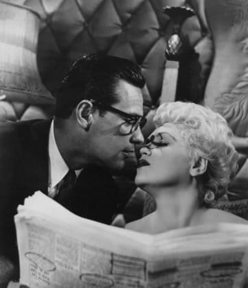 Judy Holliday and William Holden