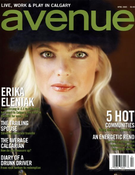 Related Links Erika Eleniak Avenue Magazine Canada April 2005 