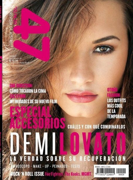 Demi Lovato 47 Street Magazine Cover Argentina April 2012