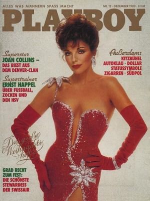 Joan Collins Playboy Magazine Germany December 1983 