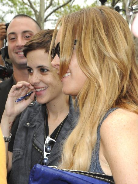Lindsay Lohan - Bryant Park Dur...