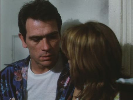 Rosanna Arquette and Tommy Lee Jones