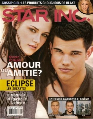Star Magazine on Kristen Stewart  Star Inc  Magazine November 2009 Cover Photo