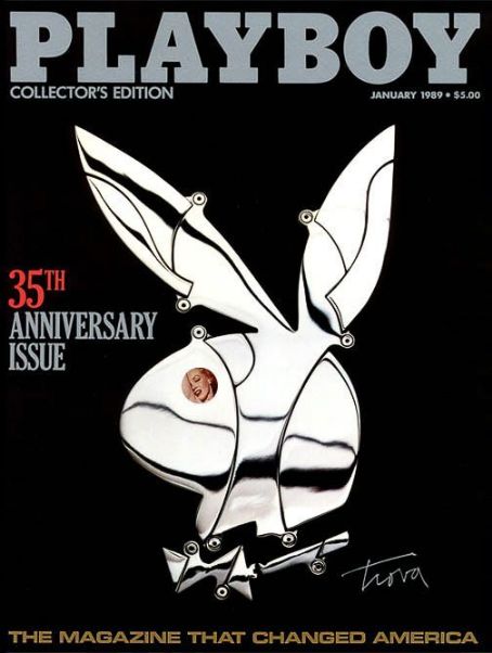 Rabbit Head Art by Ernest Trova Marilyn Monroe Playboy Magazine Cover 