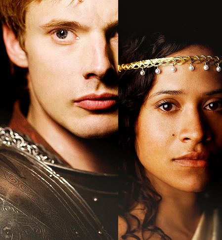 Angel Coulby and Bradley James II for queen and country