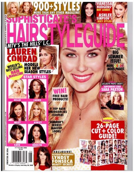 Lauren Conrad - Sophisticate's Hairstyle Guide Magazine [United States]