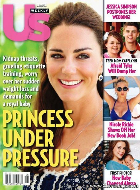 Kate Middleton US Weekly Magazine Cover United States 10 October 2011 