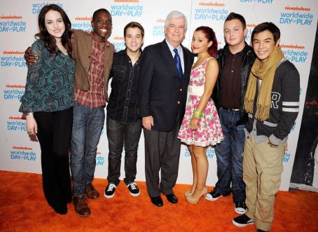 Ariana Grande and Nathan Kress The kids of Nickelodeon attended the 8th 