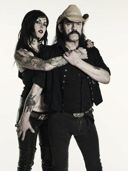 Katherine von Drachenberg Lemmy Kilmister with Kat Von D