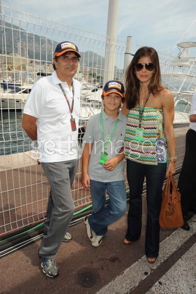 Nelson Piquet and Viviane Leão