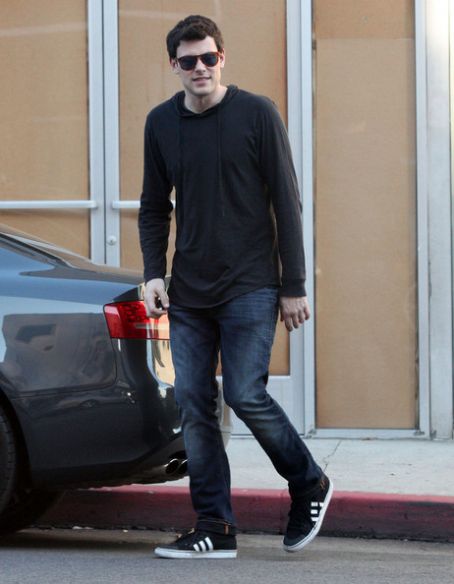 Cory Monteith out renting some equipment from a music studio in Hollywood 
