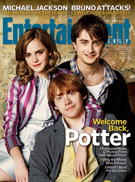 Daniel Radcliffe Emma Watson Rupert Grint Entertainment Weekly 17 July 
