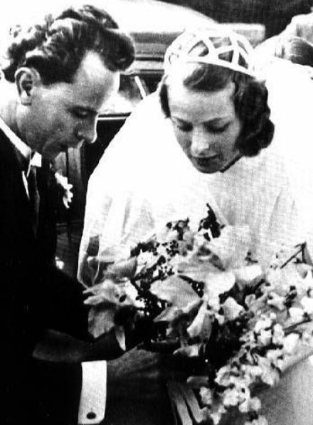 Ingrid Bergman and Petter aron Lindström - Marriage