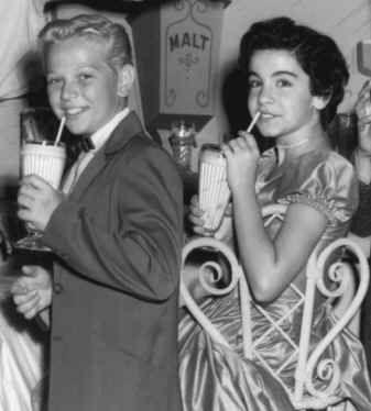 Annette Funicello and Lonnie Burr