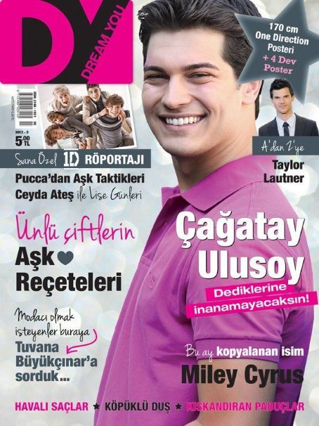 Cagatay Ulusoy Dream You Magazine Cover Turkey February 2012 