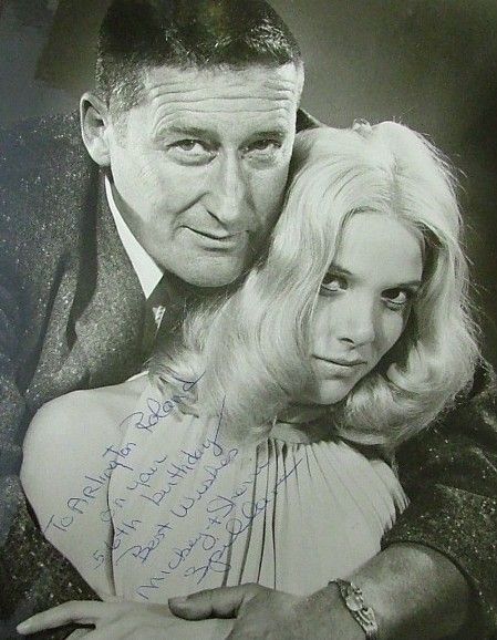 Sherri Spillane and Mickey Spillane