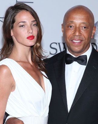 Angela Bellotte and Russell Simmons