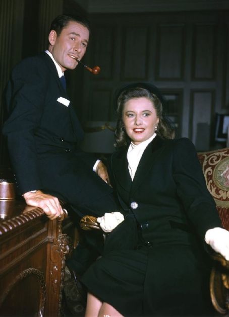 Barbara Stanwyck and Errol Flynn