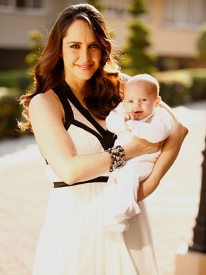 Iran Castillo posed with her baby girl Irka exclusively for the pages of