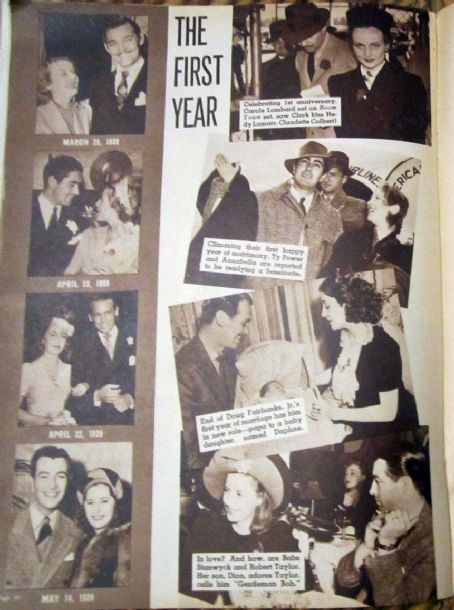 Clark Gable and Barbara Stanwyck