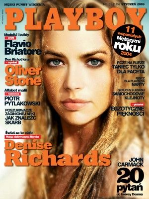 Denise Richards Playboy Magazine Cover Poland January 2005 