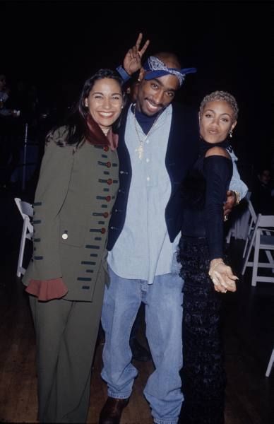 Tupac Shakur and Salli Richardson