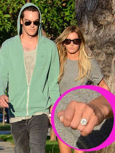 Ashley Tisdale and C.M French - Engagement