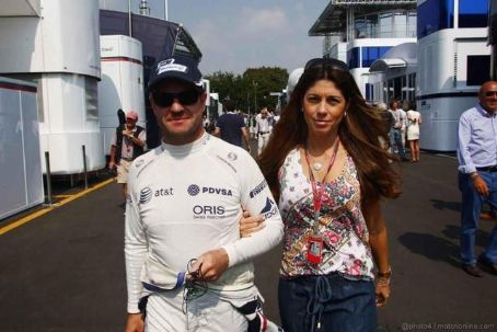 Rubens Barrichello and Silvana Barrichello