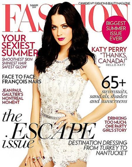 Katy Perry Fashion Magazine June 2011 Cover Photo Katy Perry Fashion Magazine June 2011 Cover Photo
