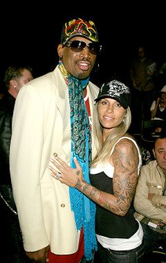 Dennis Rodman and Michelle Moyer