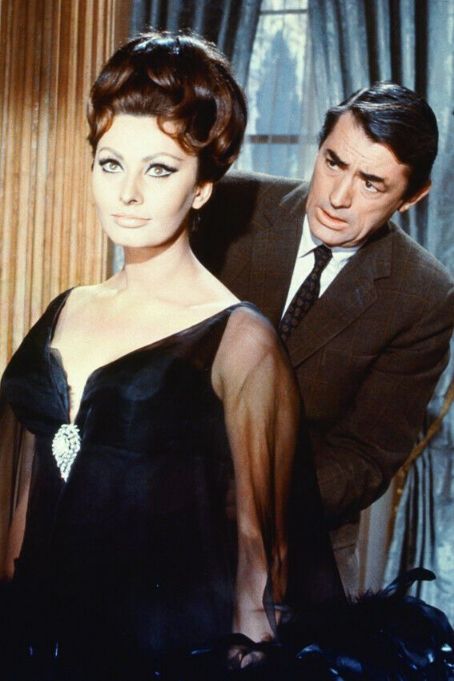 Sophia Loren and Gregory Peck