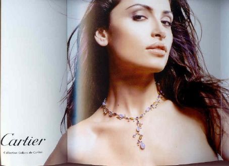 Almudena Fernandez in a Cartier print ad Previous PictureNext Picture