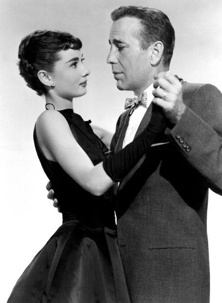 Sabrina Audrey Hepburn and Humphrey Bogart